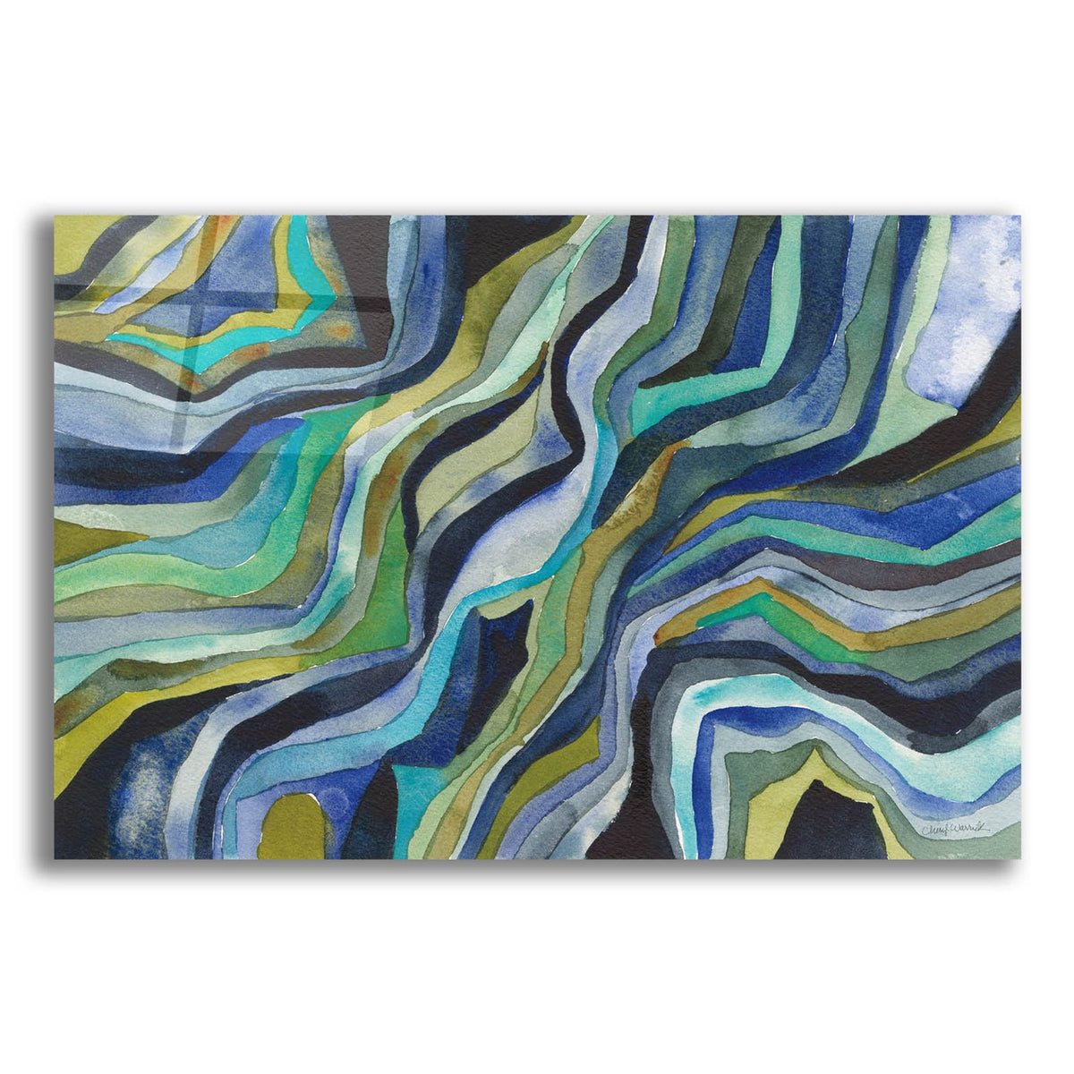 Flow by Cheryl Warrick acrylic glass wall art
