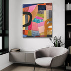 Freeway 1 by Cheryl Warrick - 36x36 acrylic wall art in a room