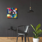 Freeway 2 by Cheryl Warrick - 24x24 acrylic wall art in a room