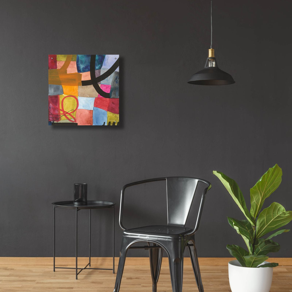 Freeway 3 by Cheryl Warrick - 24x24 acrylic wall art in a room