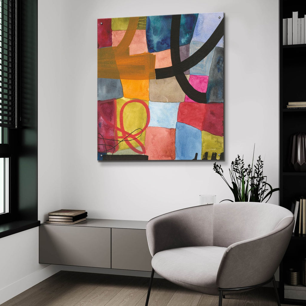 Freeway 3 by Cheryl Warrick - 36x36 acrylic wall art in a room