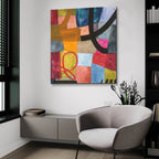 Freeway 3 by Cheryl Warrick - 36x36 acrylic wall art in a room