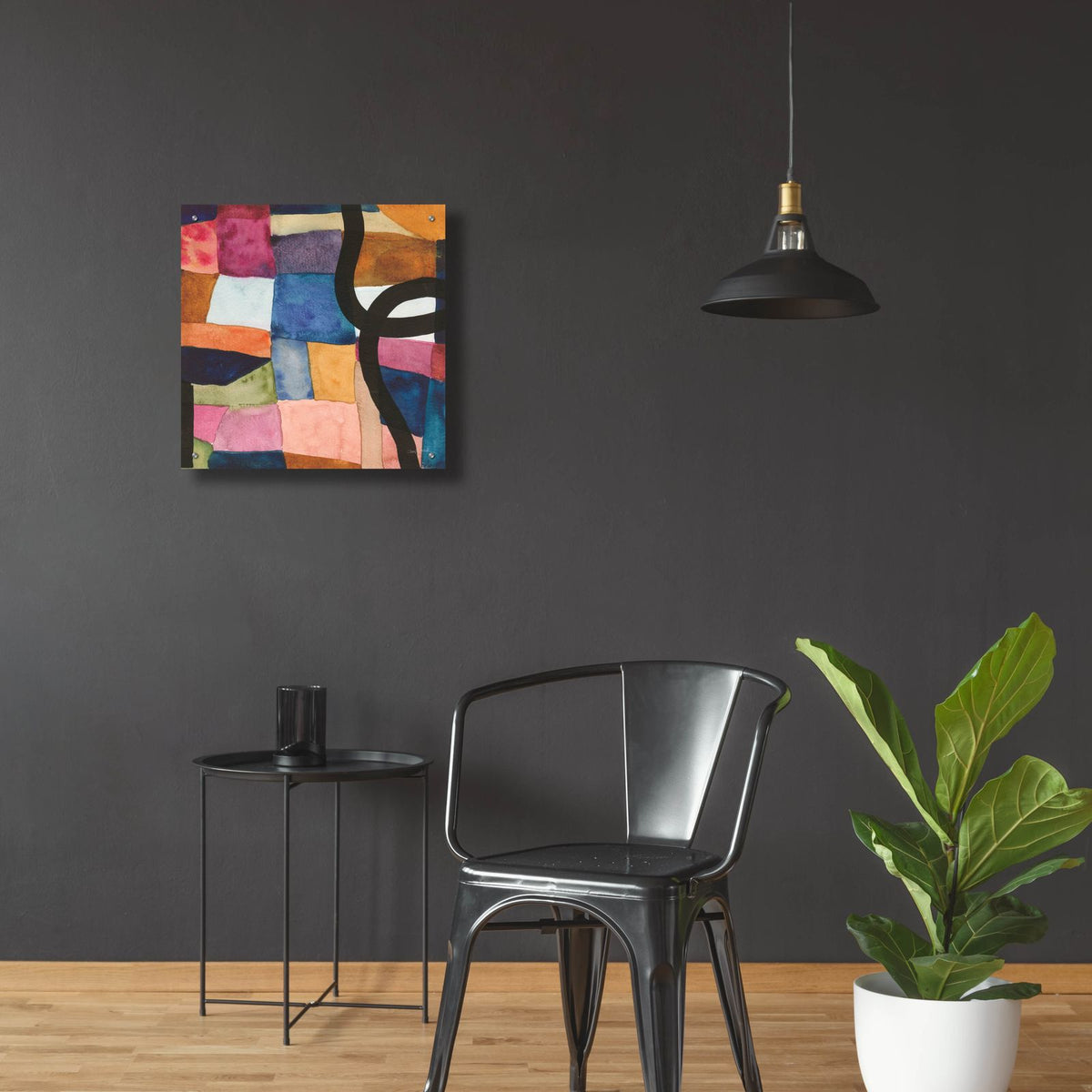 Freeway 4 by Cheryl Warrick - 24x24 acrylic wall art in a room