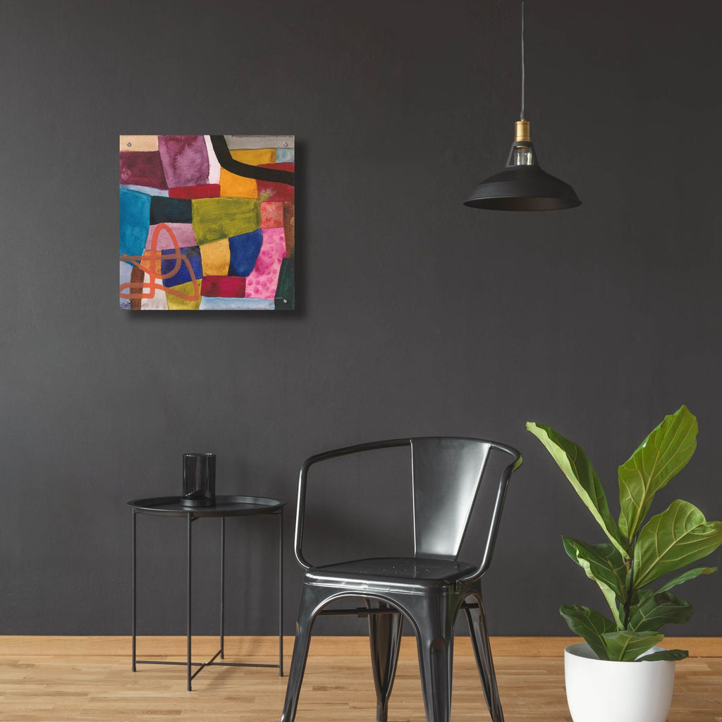Freeway 5 by Cheryl Warrick - 24x24 acrylic wall art in a room