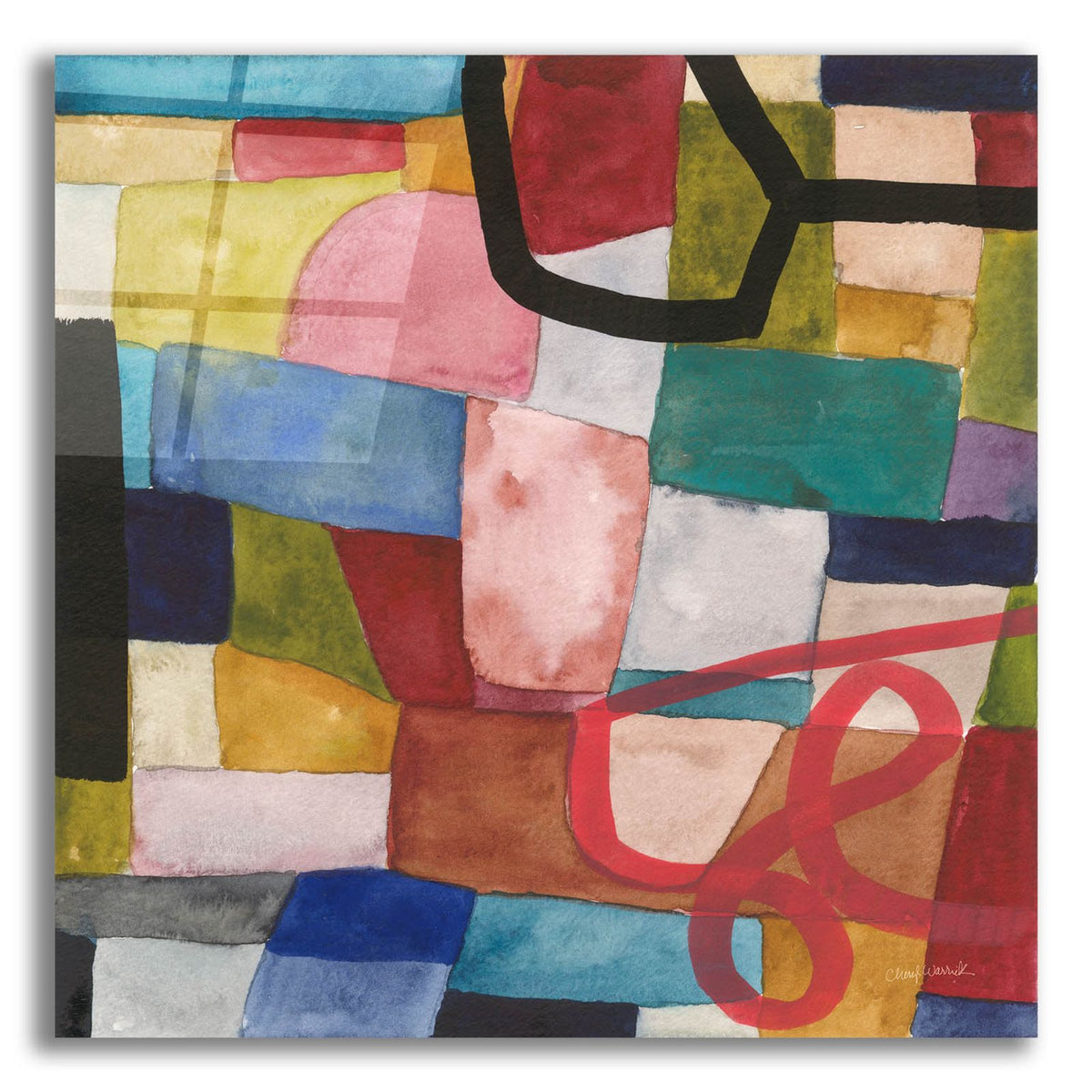 Freeway 6 by Cheryl Warrick acrylic glass wall art