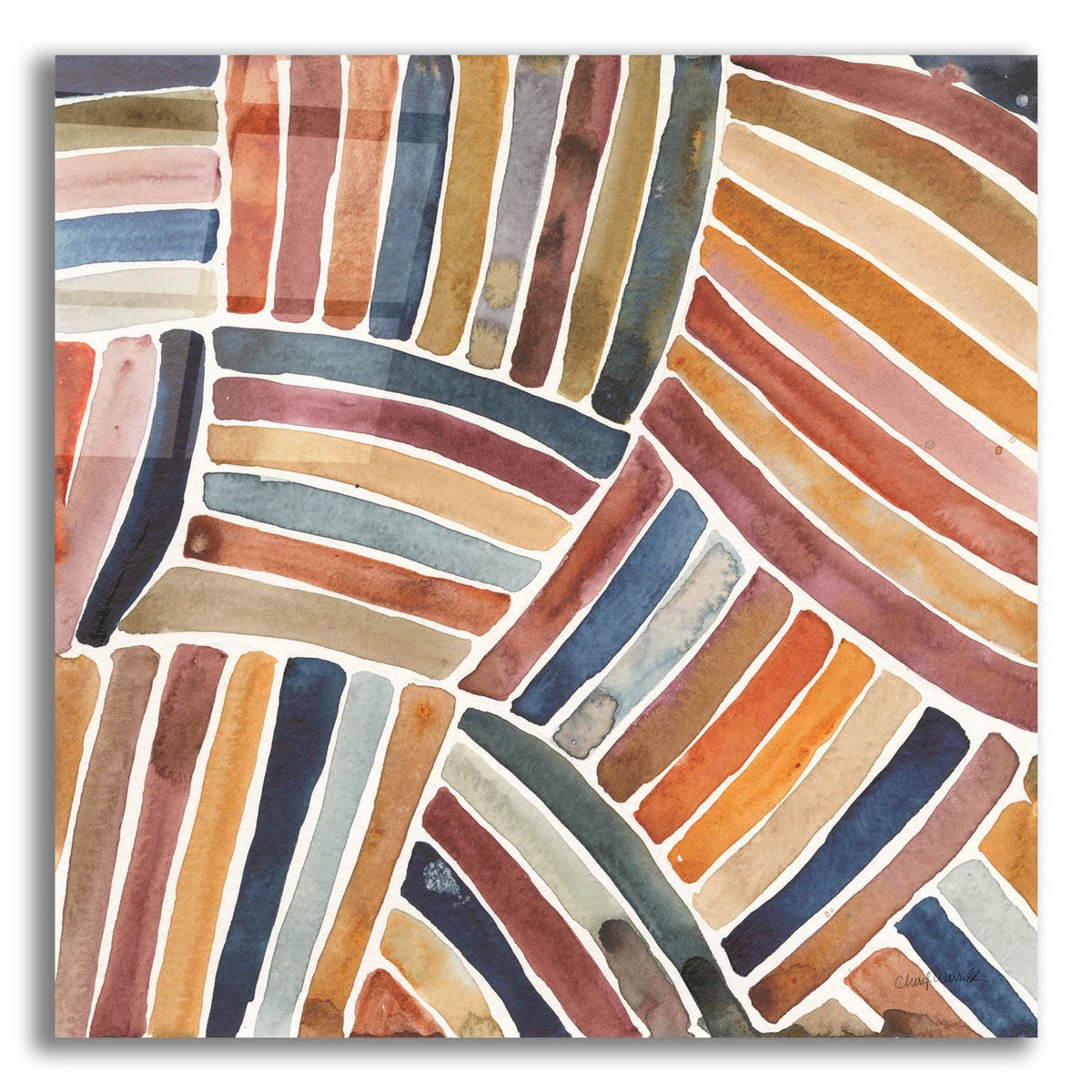 Furrow 1 by Cheryl Warrick acrylic glass wall art