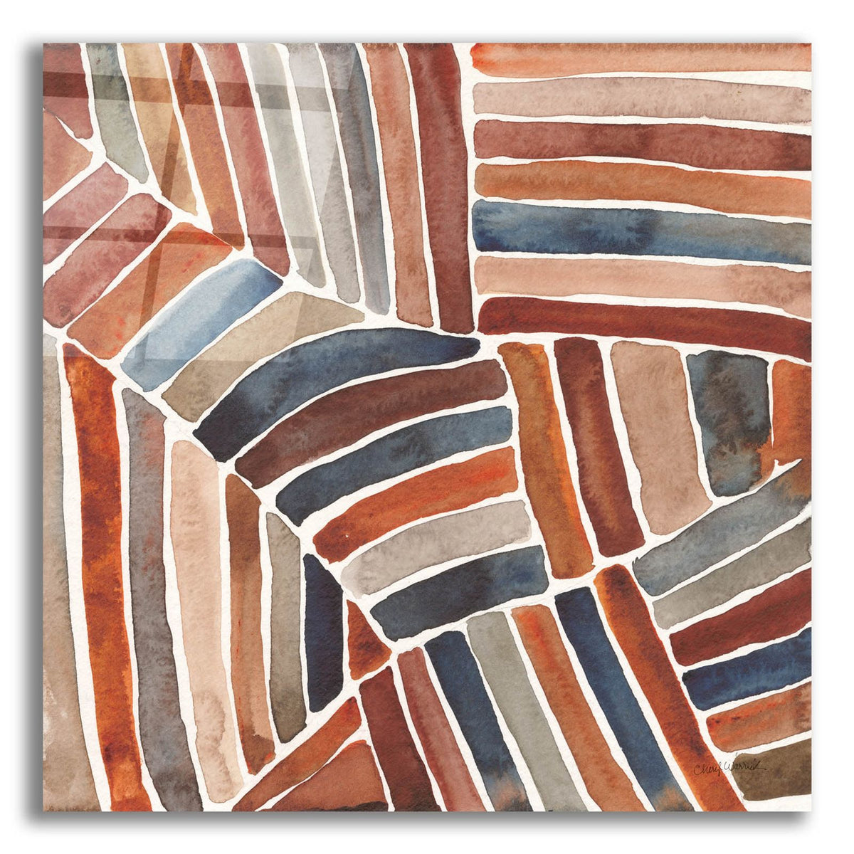 Furrow 2 by Cheryl Warrick acrylic glass wall art