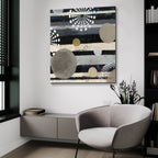 Harmony 1 Archroma by Cheryl Warrick - 36x36 acrylic wall art in a room