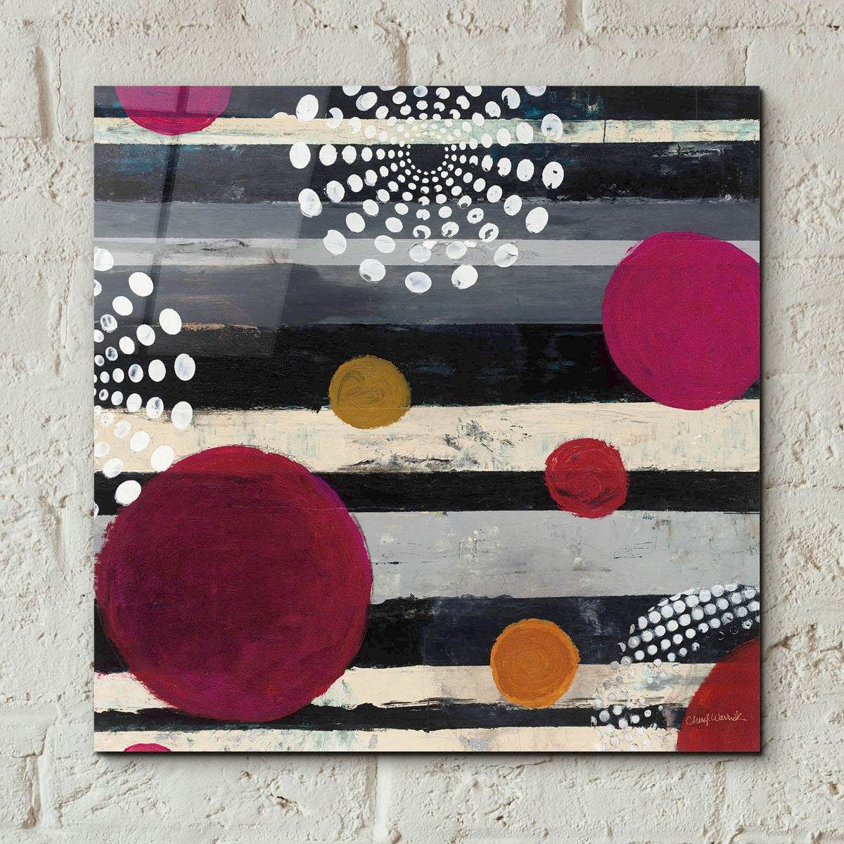 Harmony 1 by Cheryl Warrick - 12x12 acrylic wall art in a room