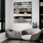 Harmony 2 Archroma by Cheryl Warrick - 36x36 acrylic wall art in a room