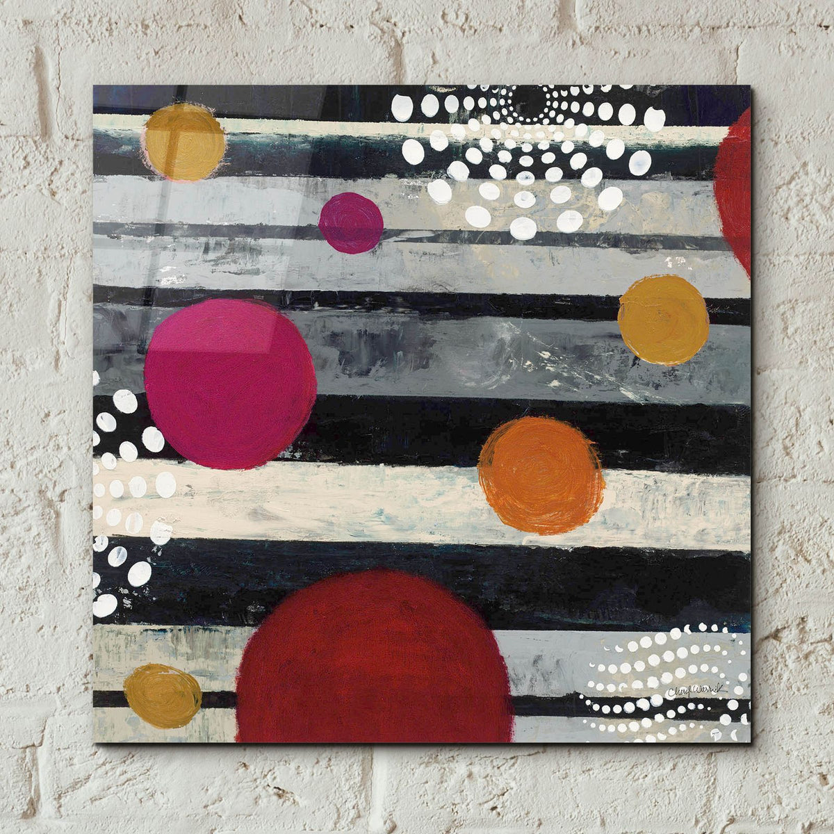 Harmony 2 by Cheryl Warrick - 12x12 acrylic wall art in a room