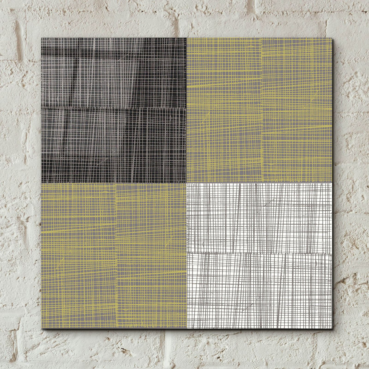 High Noon Squareup by Cheryl Warrick - 12x12 acrylic wall art in a room