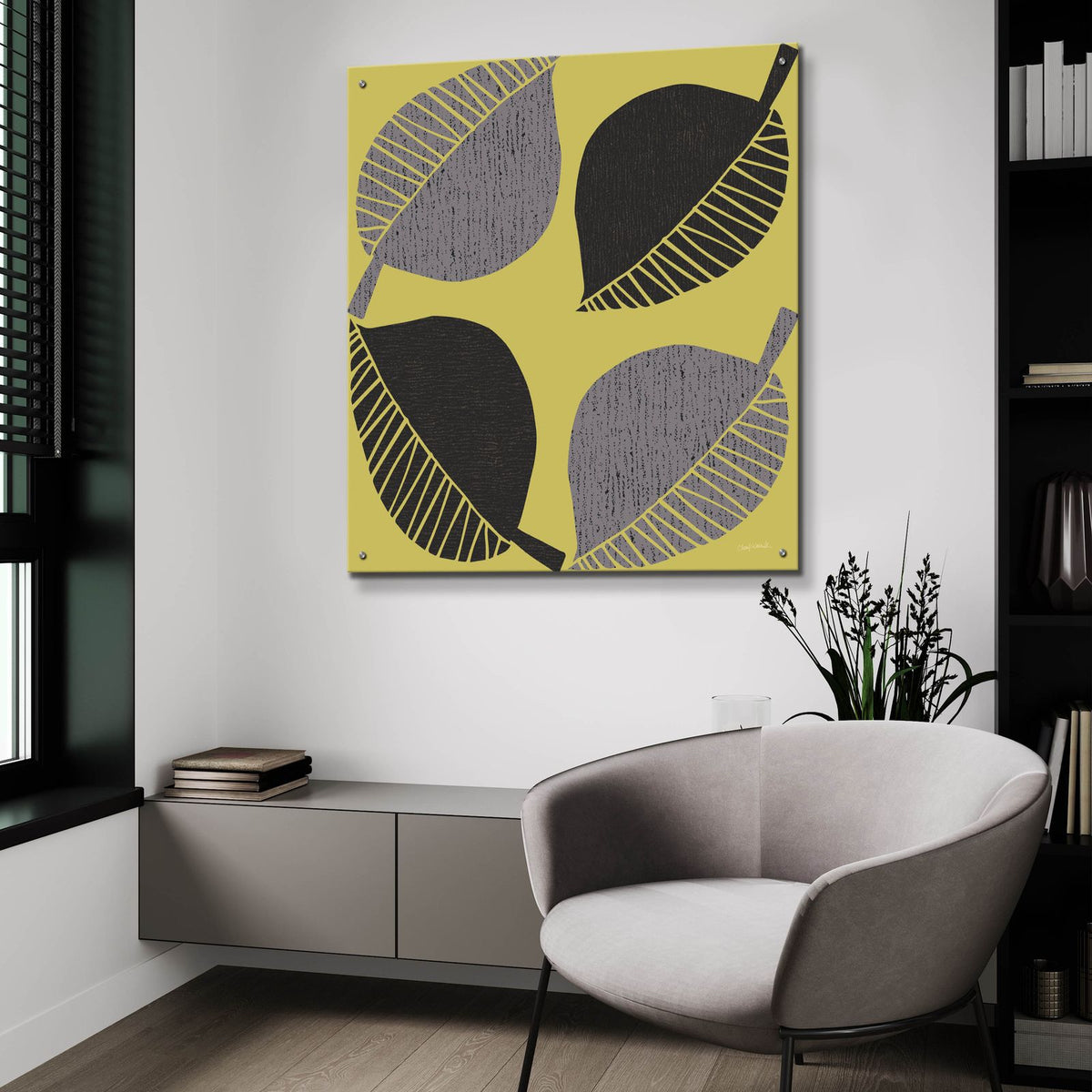 High Noon Wind by Cheryl Warrick - 36x36 acrylic wall art in a room