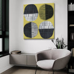 High Noon Wink by Cheryl Warrick - 36x36 acrylic wall art in a room