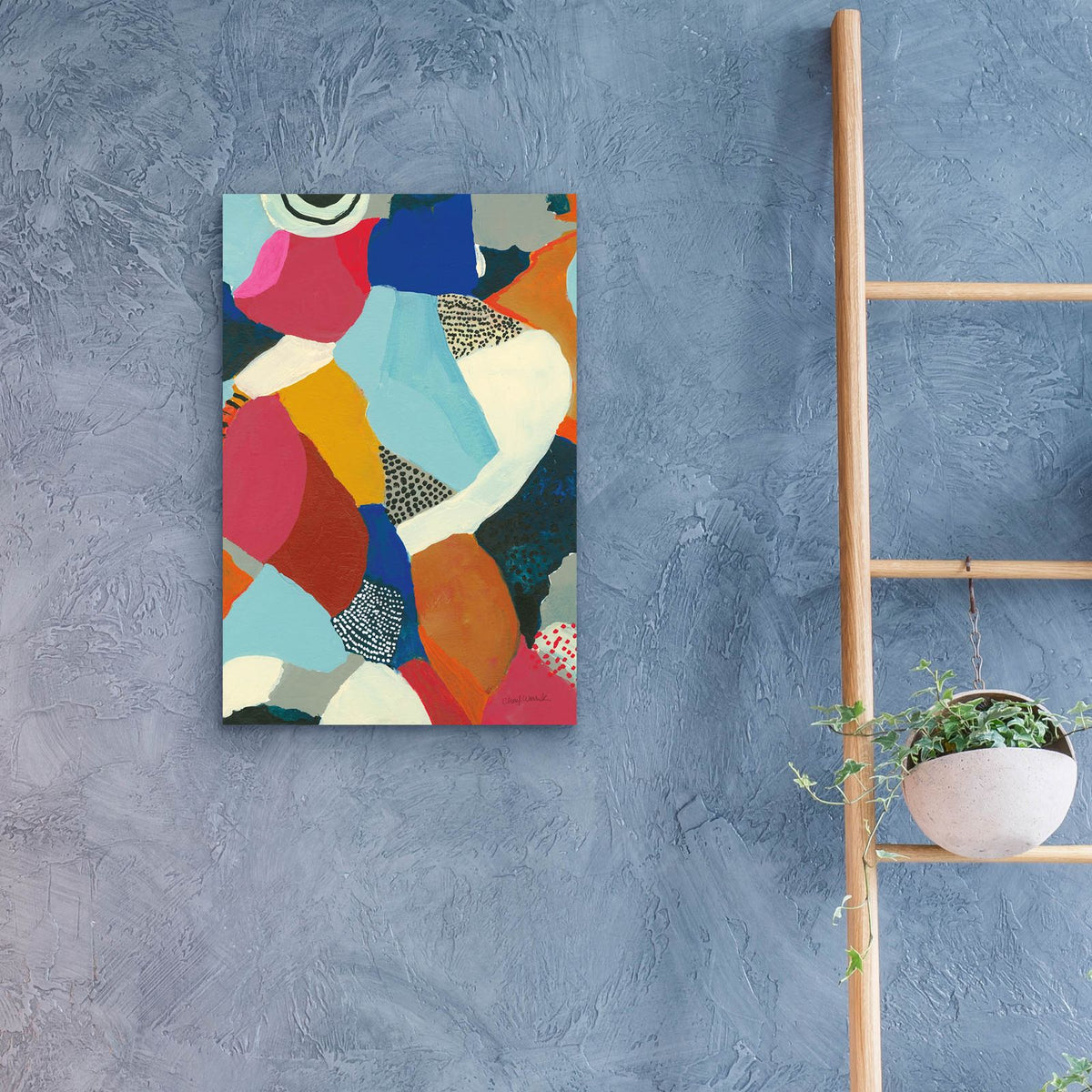Inclination C by Cheryl Warrick - 16x24 acrylic wall art in a room