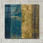 Juxtapose 3 Metallic by Cheryl Warrick - 12x12 acrylic wall art in a room