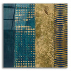 Juxtapose 3 Metallic by Cheryl Warrick acrylic glass wall art