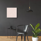 Kuba Play 1 Blush by Cheryl Warrick - 24x24 acrylic wall art in a room