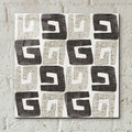 Kubatwist Neutral by Cheryl Warrick - 12x12 acrylic wall art in a room