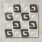 Kubatwist Neutral by Cheryl Warrick - 12x12 acrylic wall art in a room
