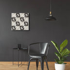 Kubatwist Neutral by Cheryl Warrick - 24x24 acrylic wall art in a room