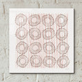 Main Street Twirled Blush by Cheryl Warrick - 12x12 acrylic wall art in a room