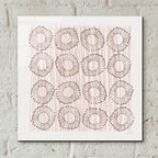 Main Street Twirled Blush by Cheryl Warrick - 12x12 acrylic wall art in a room