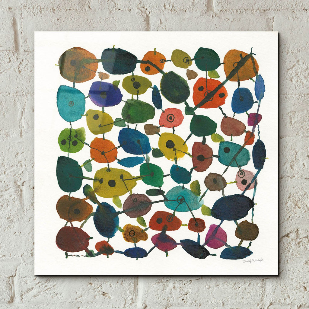 Mid Century 4 by Cheryl Warrick - 12x12 acrylic wall art in a room