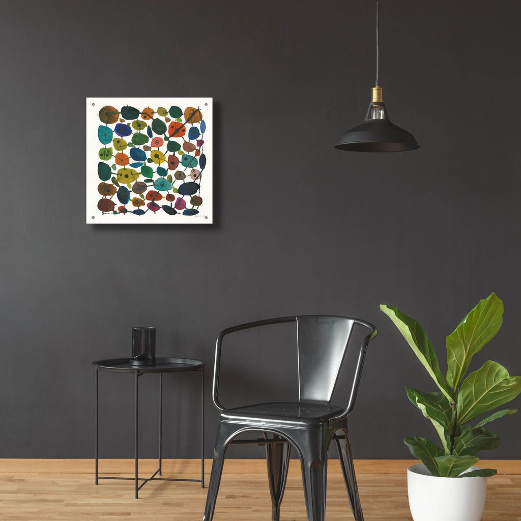 Mid Century 4 by Cheryl Warrick - 24x24 acrylic wall art in a room
