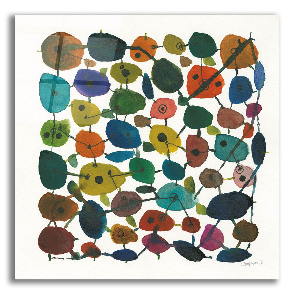 Mid Century 4 by Cheryl Warrick acrylic glass wall art