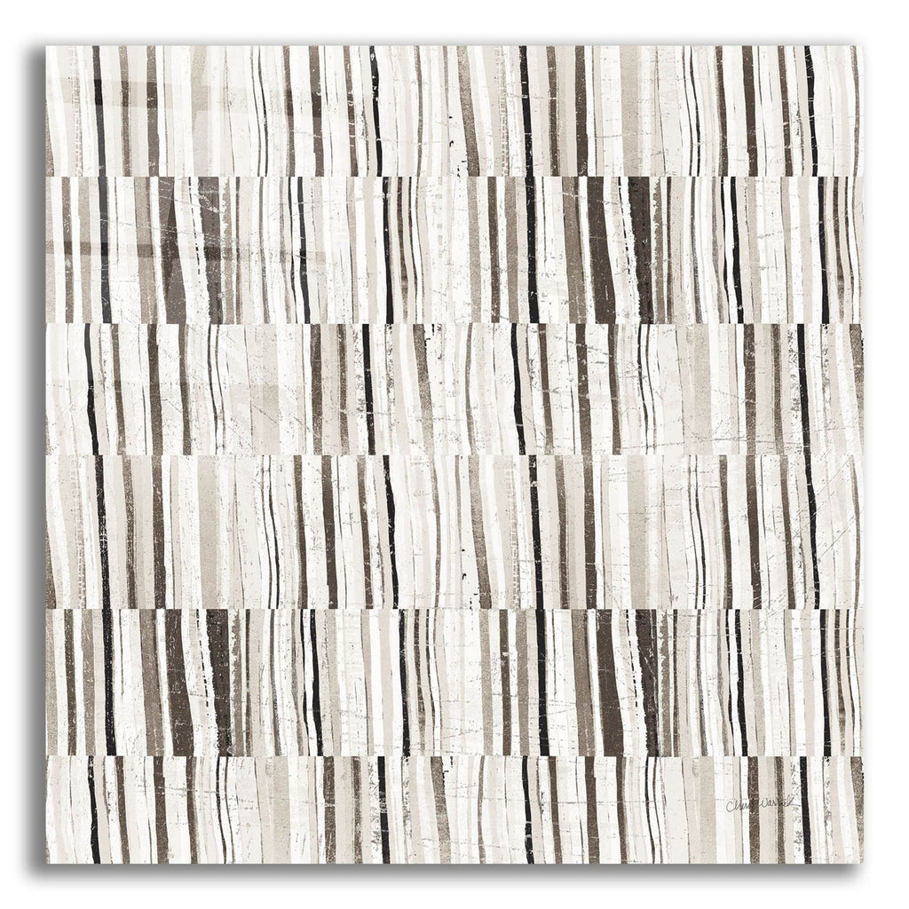Neutral Stripes 2 by Cheryl Warrick acrylic glass wall art