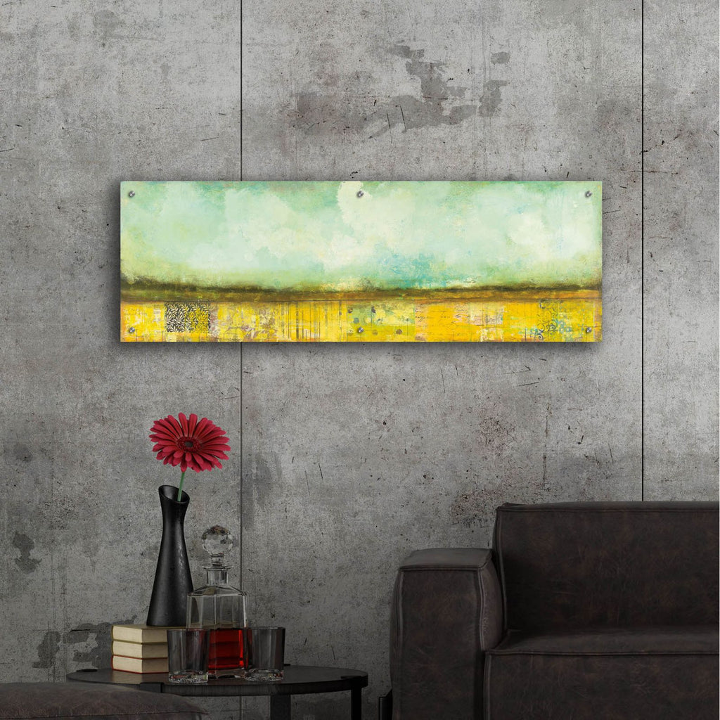 On The Horizon by Cheryl Warrick - 48x16 acrylic wall art in a room