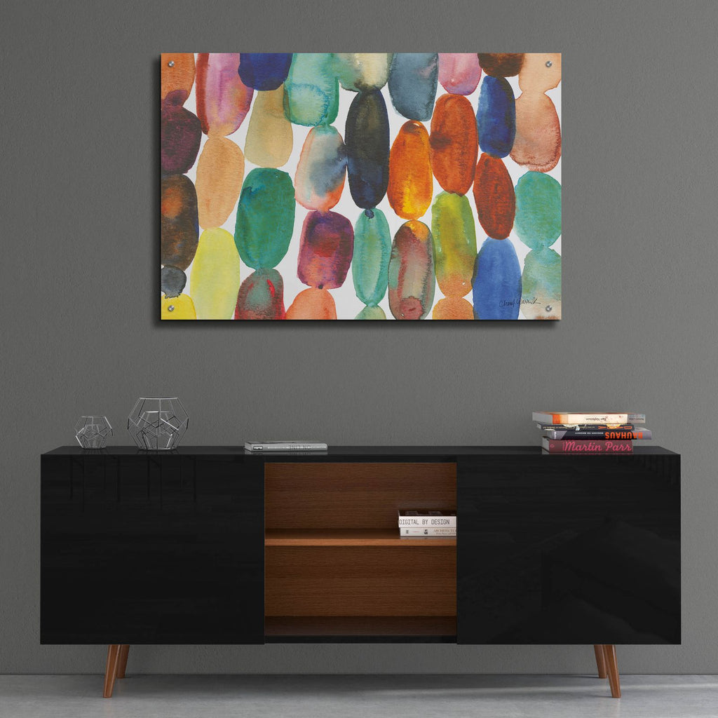 Orbs 1 C by Cheryl Warrick - 36x24 acrylic wall art in a room