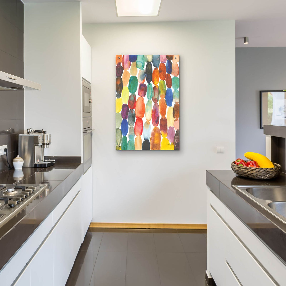 Orbs 1 by Cheryl Warrick - 24x36 acrylic wall art in a room