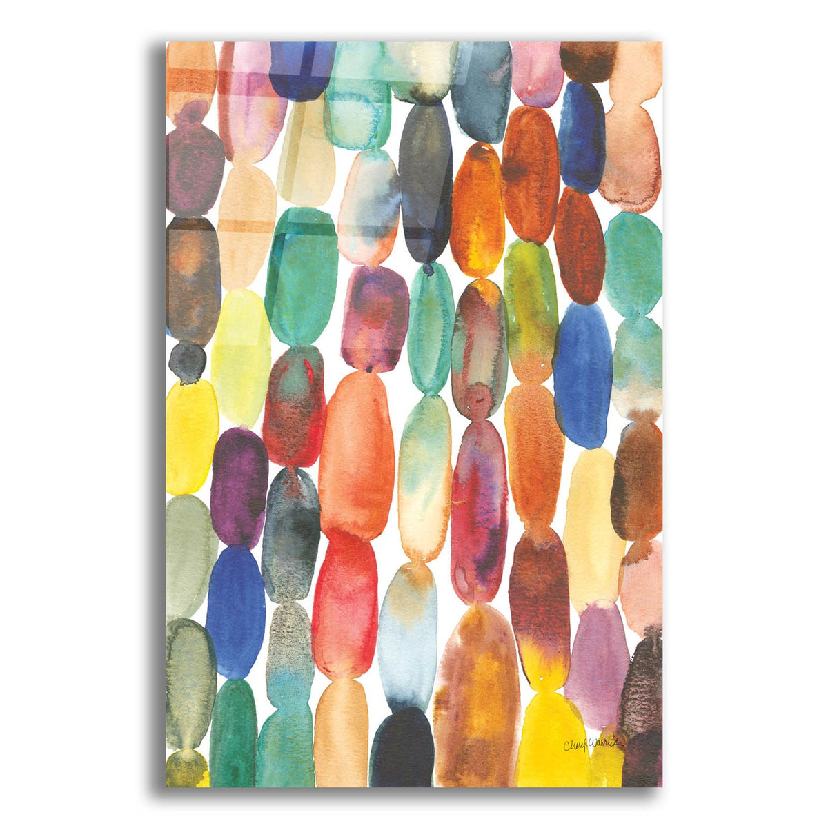 Orbs 1 by Cheryl Warrick acrylic glass wall art