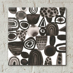 Quirky 1 by Cheryl Warrick - 12x12 acrylic wall art in a room