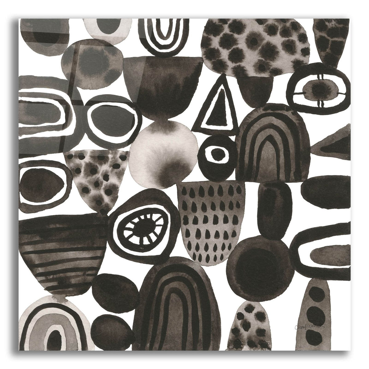 Quirky 1 by Cheryl Warrick acrylic glass wall art