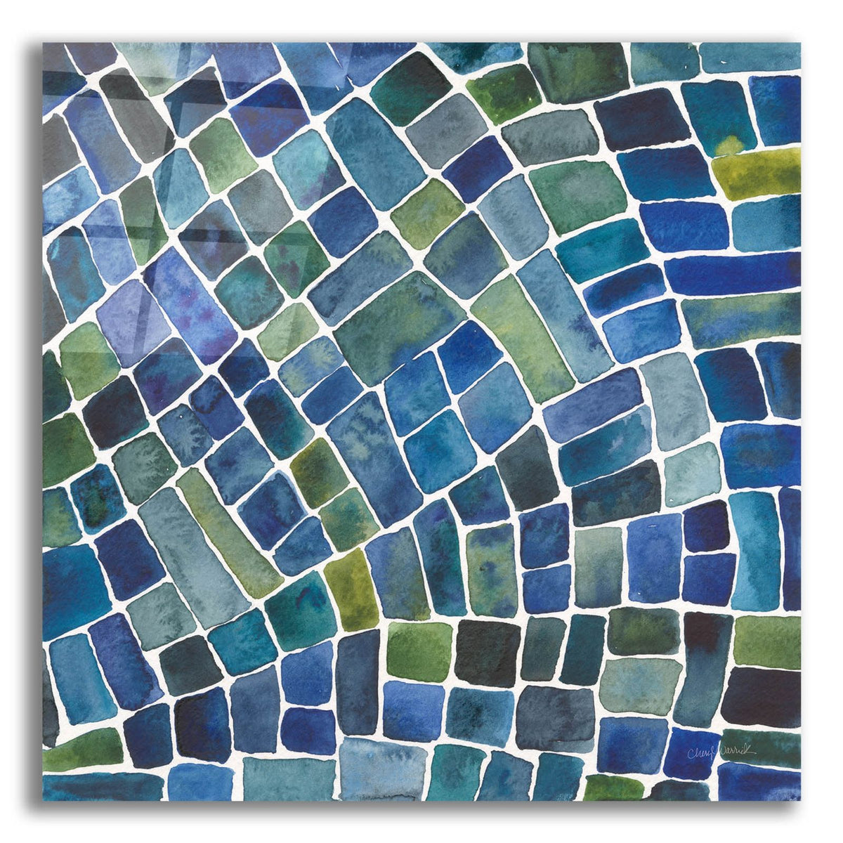 Sea Glass 2 by Cheryl Warrick acrylic glass wall art