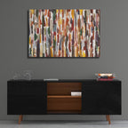 Strata 1 by Cheryl Warrick - 36x24 acrylic wall art in a room