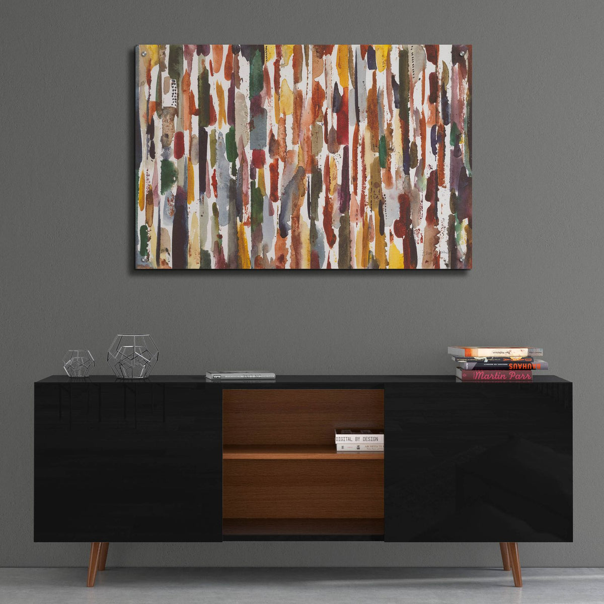 Strata 1 by Cheryl Warrick - 36x24 acrylic wall art in a room