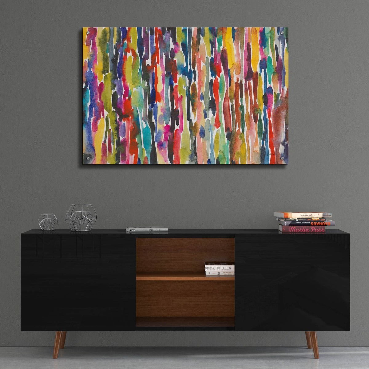 Summer Rain by Cheryl Warrick - 36x24 acrylic wall art in a room