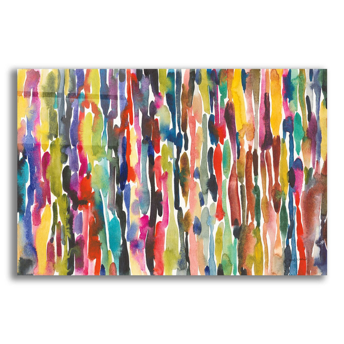 Summer Rain by Cheryl Warrick acrylic glass wall art