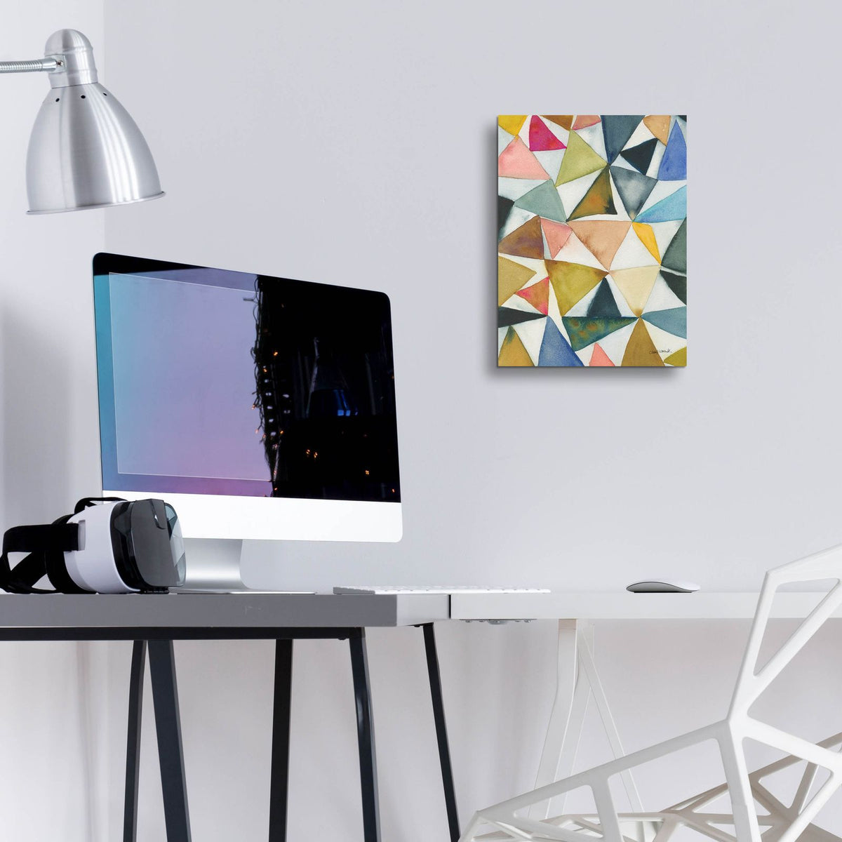 Tilt Shift 1 by Cheryl Warrick - 12x16 acrylic wall art in a room