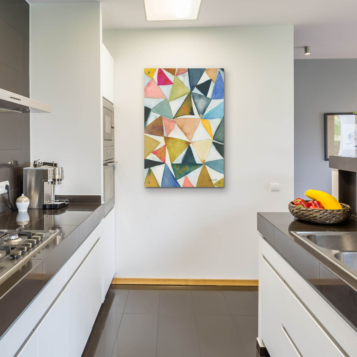 Tilt Shift 1 by Cheryl Warrick - 24x36 acrylic wall art in a room