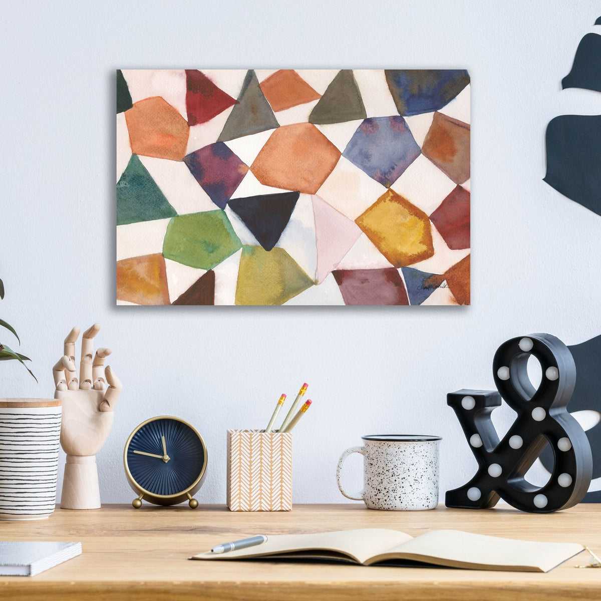 Tilt Shift 3 by Cheryl Warrick - 16x12 acrylic wall art in a room