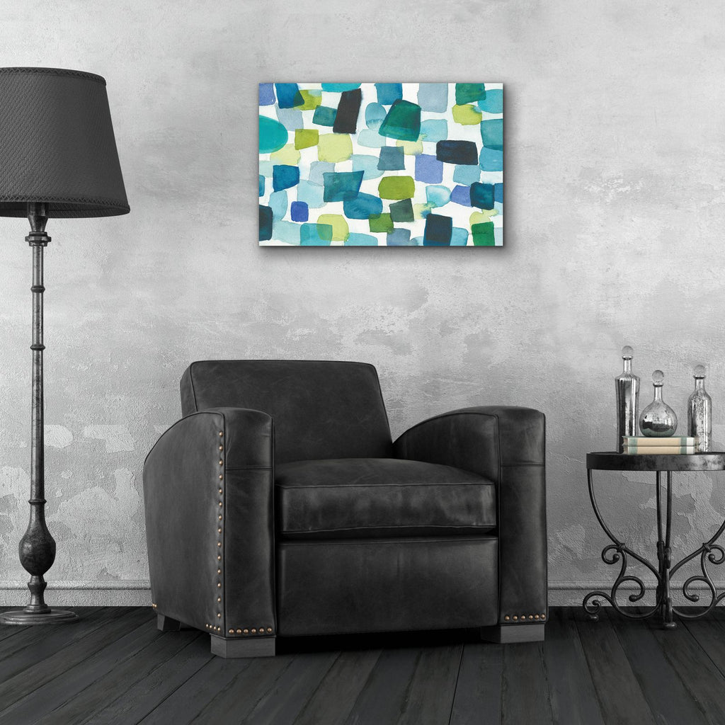 Toggle Blocks by Cheryl Warrick - 24x16 acrylic wall art in a room