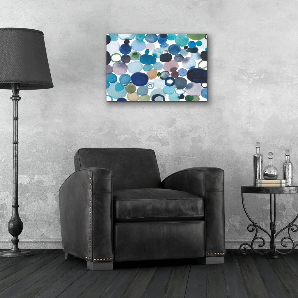 Toggle Pebbles by Cheryl Warrick - 24x16 acrylic wall art in a room