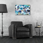 Toggle Pebbles by Cheryl Warrick - 24x16 acrylic wall art in a room
