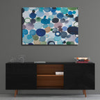 Toggle Pebbles by Cheryl Warrick - 36x24 acrylic wall art in a room