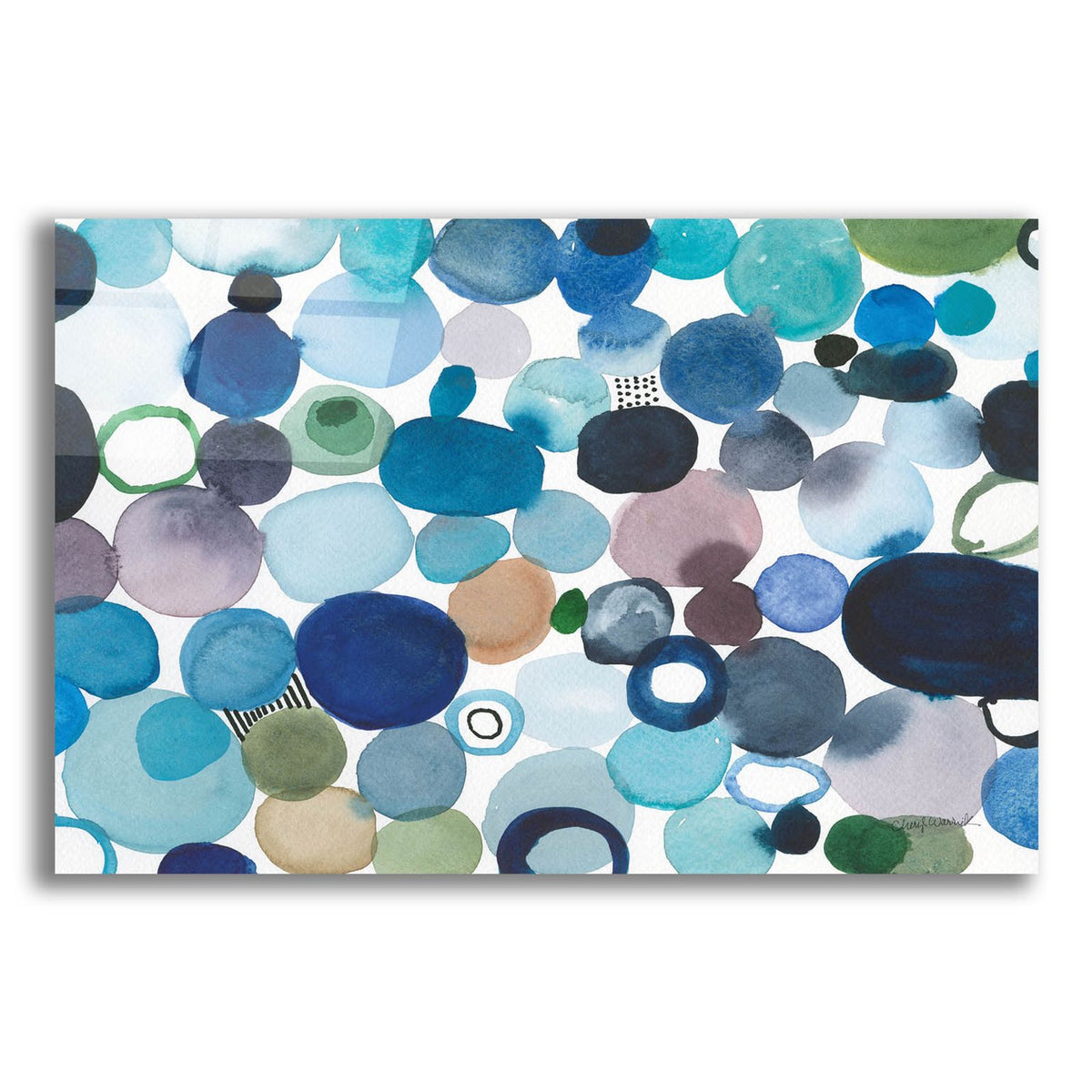Toggle Pebbles by Cheryl Warrick acrylic glass wall art
